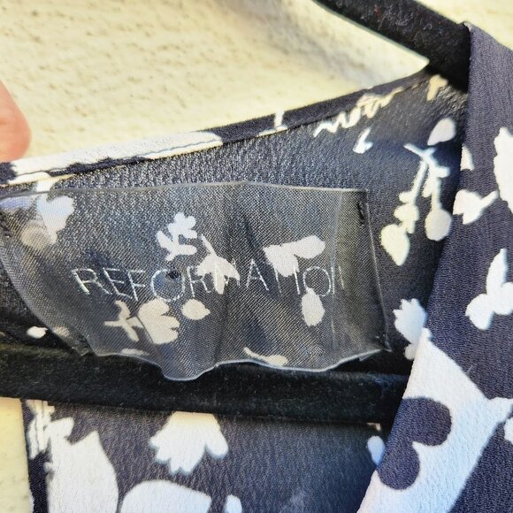 RARE Reformation F Off Hate You Heart Print Dress - Picture 8 of 10